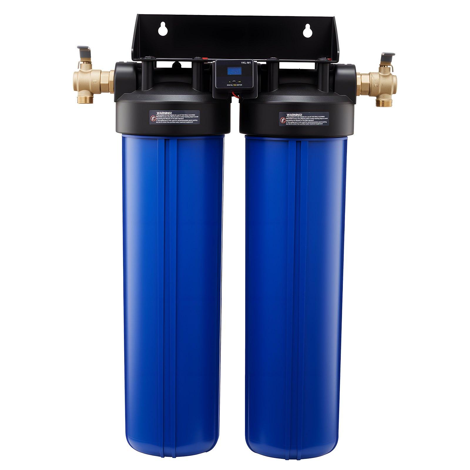 VEVOR Deionized Water System for Car Wash, Spotless Car Wash Water System with 2 x 4L DI Resin, Bypass Valve & TDS Meter, Spot-Free Deionized Water Filter for Cars RVs Motorcycles Windows VEVOR Deionized Water System for Car Wash, Spotless Car Wash Water System with 2 x 4L DI Resin, Bypass Valve & TDS Meter, Spot-Free Deionized Water Filter for Cars RVs Motorcycles Windows