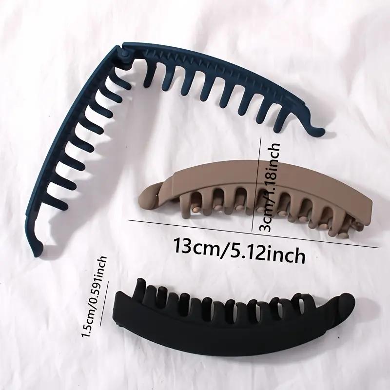 Large Banana Hair Clips Set, Strong Ponytail Holders, Vertical Barrettes, High-End Twist Clips, Ideal for Daily Use Large Banana Hair Clips Set, Strong Ponytail Holders, Vertical Barrettes, High-End Twist Clips, Ideal for Daily Use