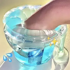 Non-Toxic Slime Water Buet For Kids Creative Gift Crystal Mud Fem Version No Sti Hand Se Festive Supplies
