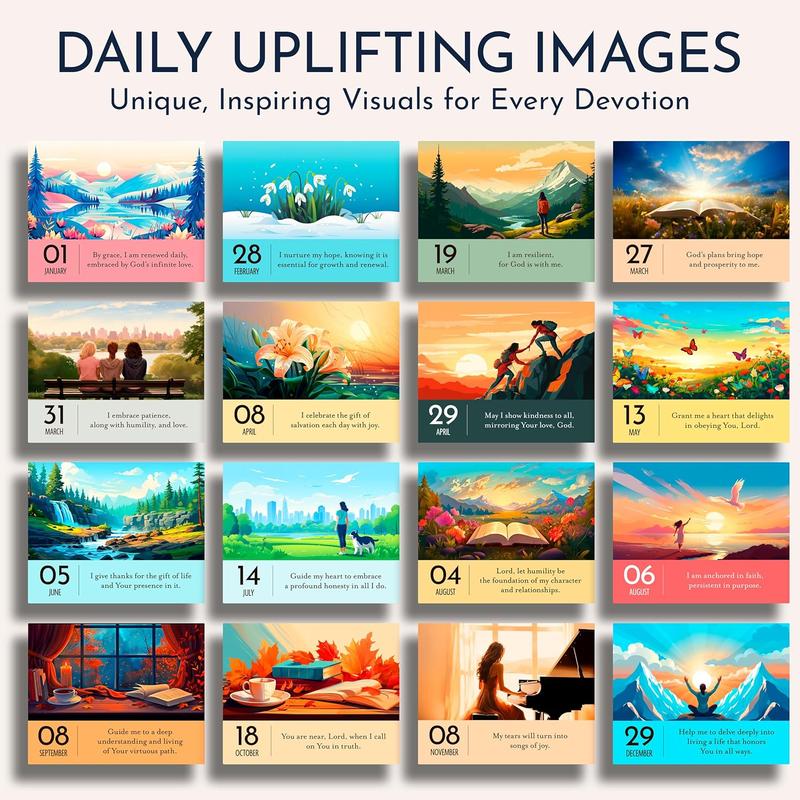 Inspirational Desk Calendar with Prayers, Blessings, and Devotions Christian Gifts, Religious and Gifts for Women, Christian Desk Decor, Inspirational Gifts Inspirational Desk Calendar with Prayers, Blessings, and Devotions Christian Gifts, Religious and Gifts for Women, Christian Desk Decor, Inspirational Gifts