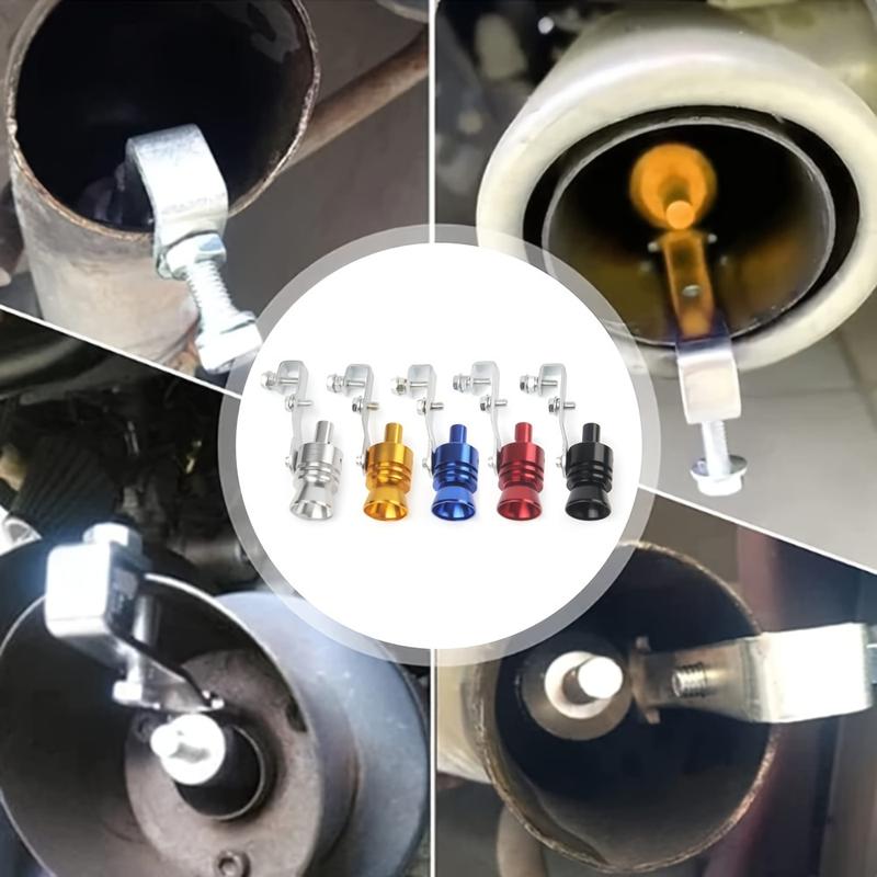 3-Pack Aluminum Turbine Whistle Muffler Tube-Suitable for 33.81-81.15 Oz Engines, Available in 5 Colors