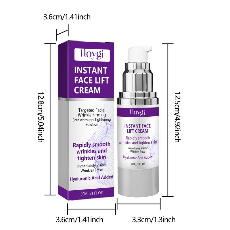 Hoygi Instant Face Lift Cream, Reduce Fine Lines On The Face With Gentle Moisturizing Cream For Wrinkled Skin