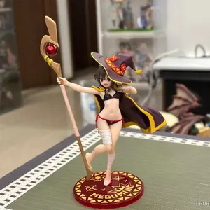 2026 New God's Blessing on This Wonderful World 18cm Megumin Action Figure Cute Figurine For Girls Birthday Gift