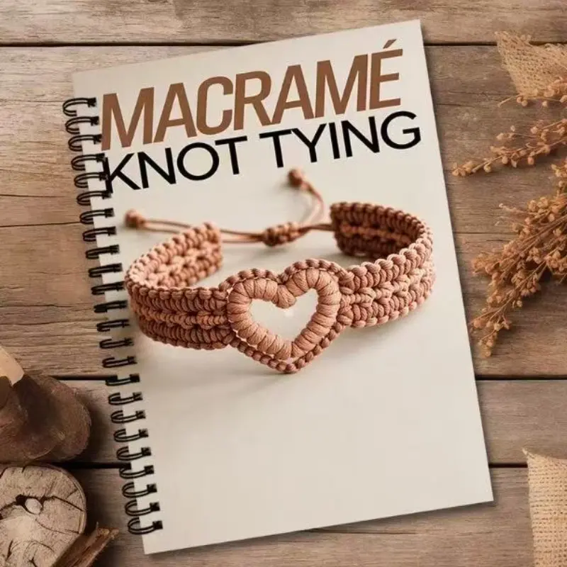 Complete Knotting Tutorial Handbook, Beginner to Advanced, Step-By-Step Guide, Single Knot Practice, Complex Patterns, 3D Shapes