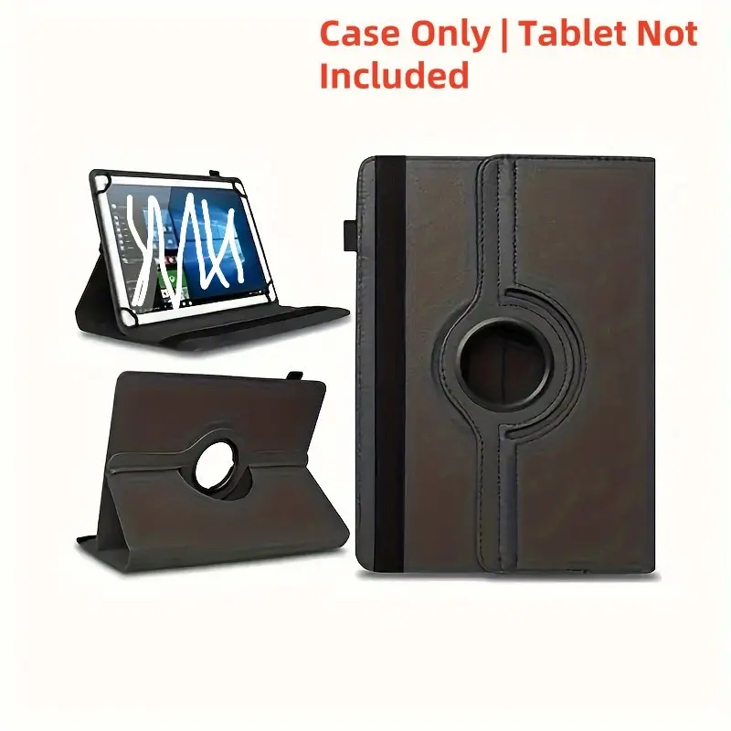 Universal 9.5-10 Inch Tablet Case, Dragon Skin Pattern, 360-Degree Rotation, Protective Shell, Adjustable Design, No Camera Hole
