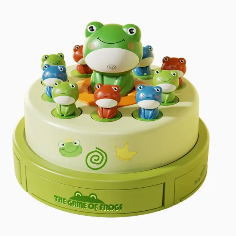 Mischievous Cute Frog Catch Toy, Music Rotating Toy, Unisex Toy, Model Qc-19y, Batch Number 20260401-001
