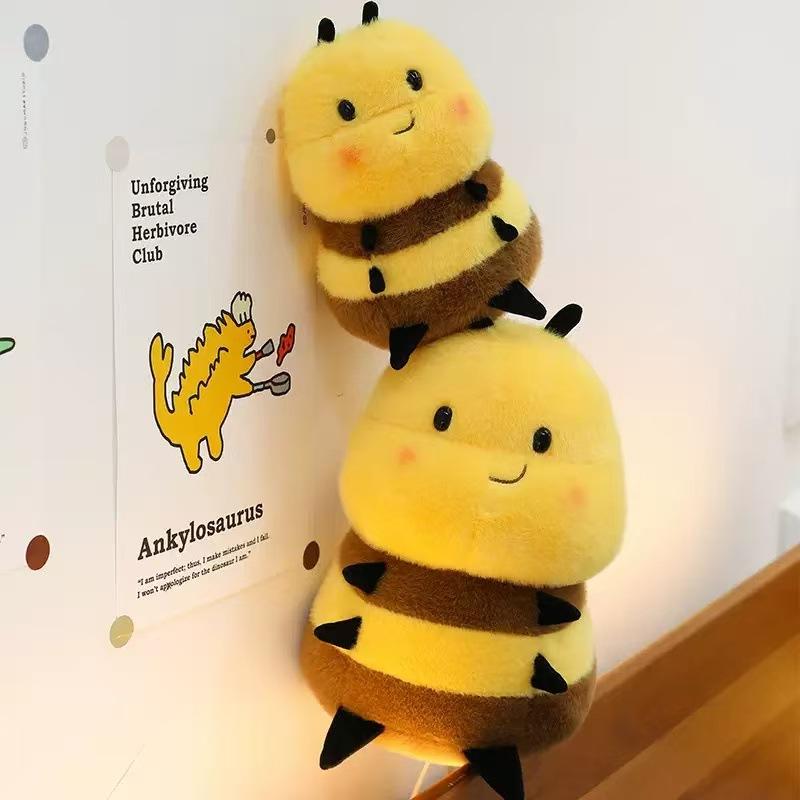 New Little Bee Plush Toy, Popular Cute Insect Doll, Stuffed Doll for Throwing and Catching in Vending Machines mini large