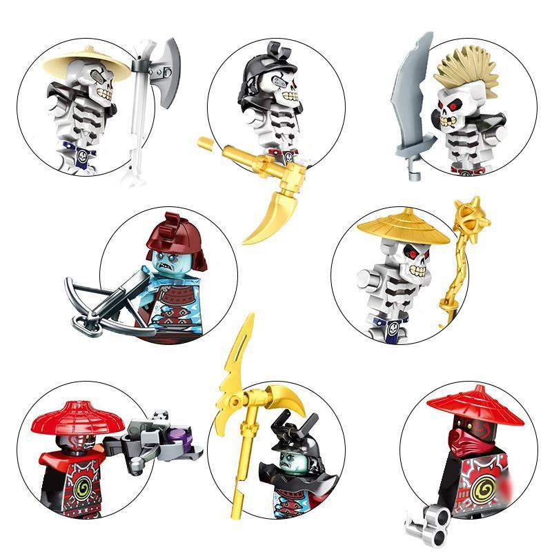 Anime Cartoon Model Bricks Lloyd Kai Jay Zane Cole Nya Mini Compatible Assemble Action Figures Movable Toys Building Blocks popular