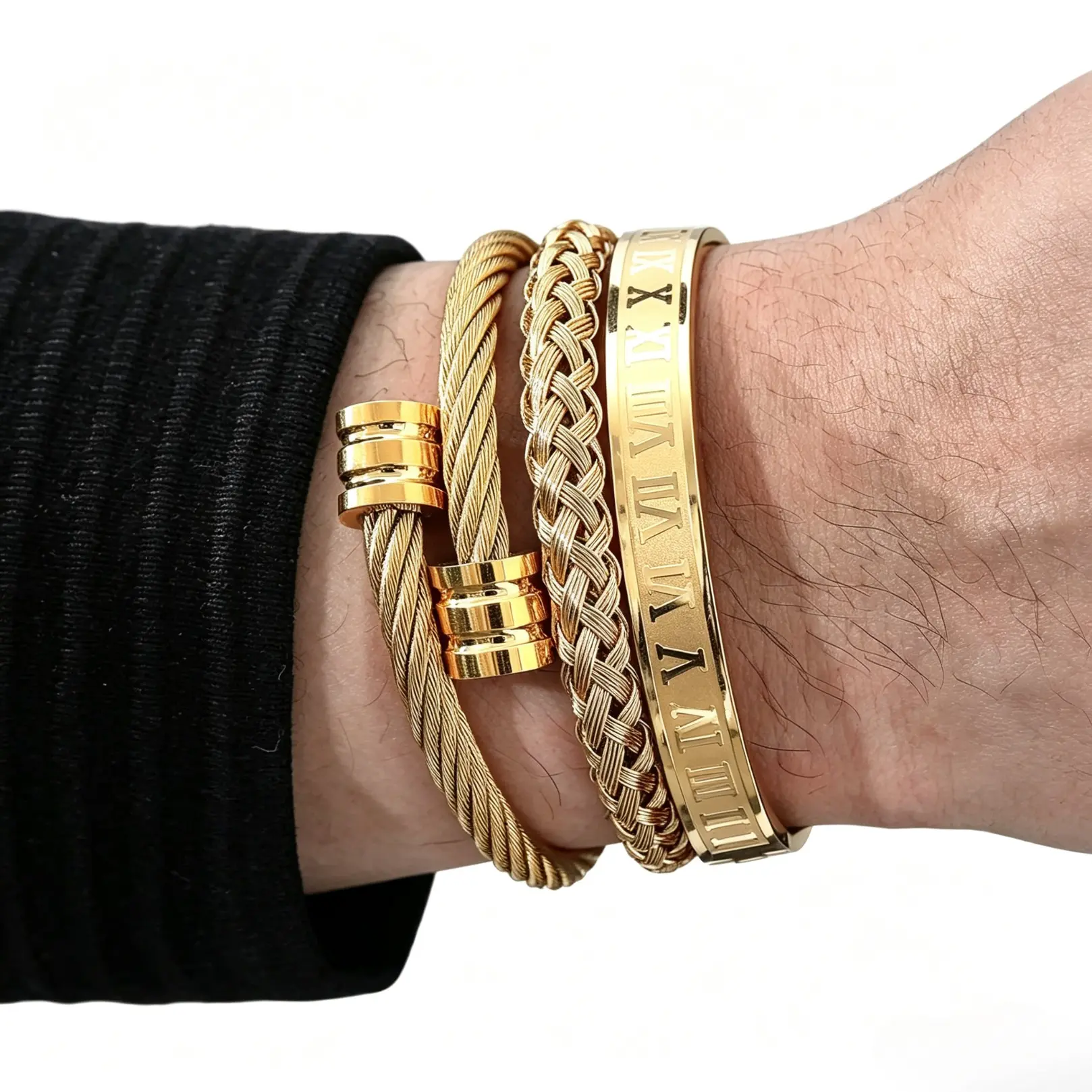 Fashionable Criss Cross Design Bangle for Women & Men, Couple Things, Stainless Steel Jewelry for Party, Daily Clothing Decor, Trendy All-match & Exquisite Jewelry for Birthday Gift, Trendy Stack Bangle, Bracelets Jewelry, High Quality Bracelet