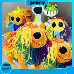 In Stock Nightmare Critters Plush Yarnabys Colorful Lion Plushies Doll Smile Critters Stuffed Model Custom Doll Toy
