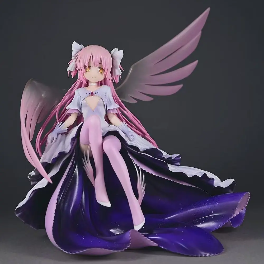 New 1/4 Magic Girl Madoka Rebellion Ultimate Madoka Model, Anime Figure Gk, Demon and Angel Collectible, Cute Anime Statue