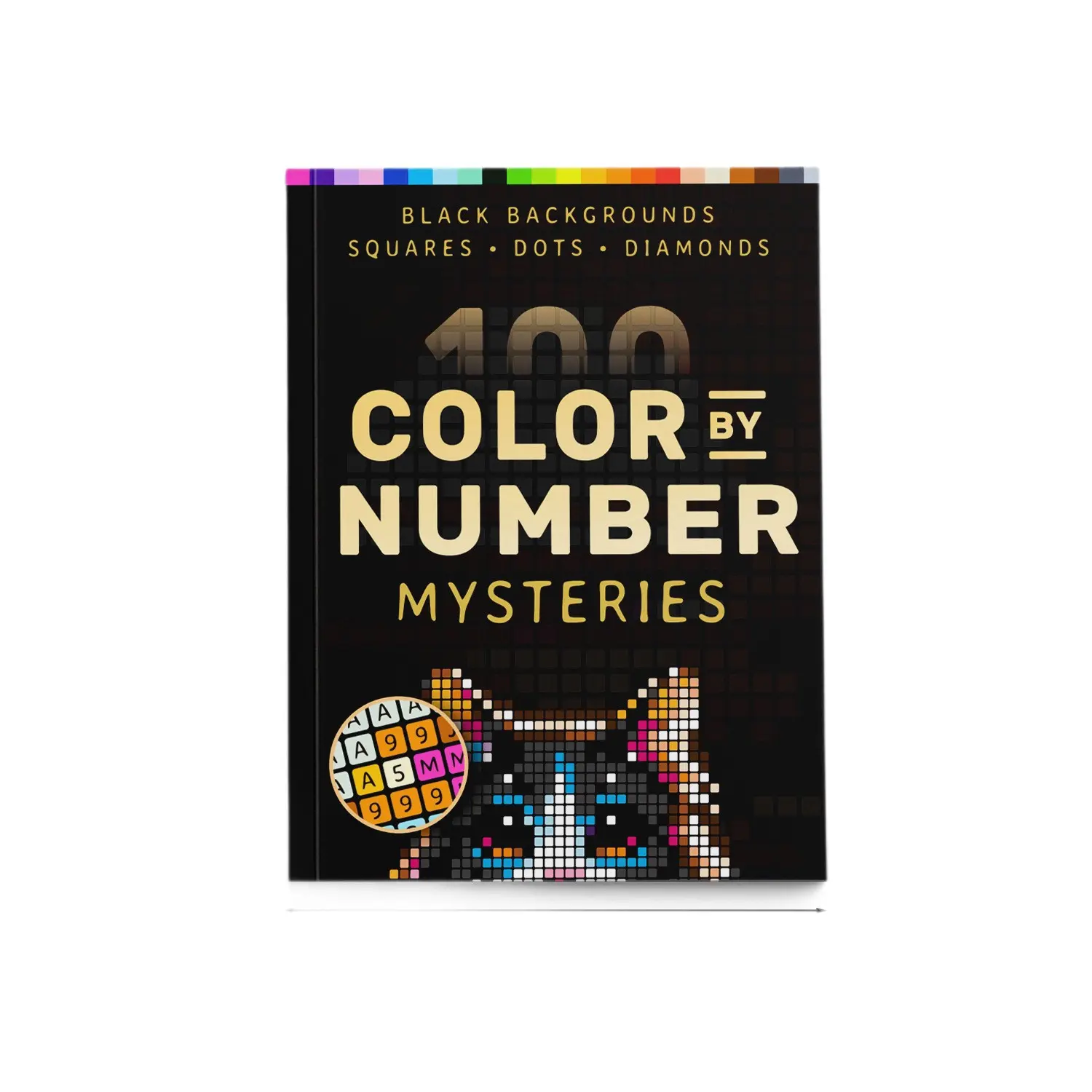 Adult Color by Number Coloring Book, A4 Thick Paper, 204 Pages, Mystery Colors, Cat Designs, Perfect for Relaxation and Creativity