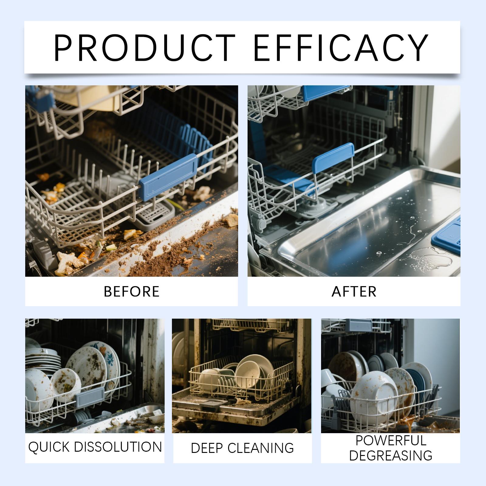 Dishwasher degreasing cleaning tablets remove grease, reduce scale, keep dishes clean, and are suitable for household cleaning