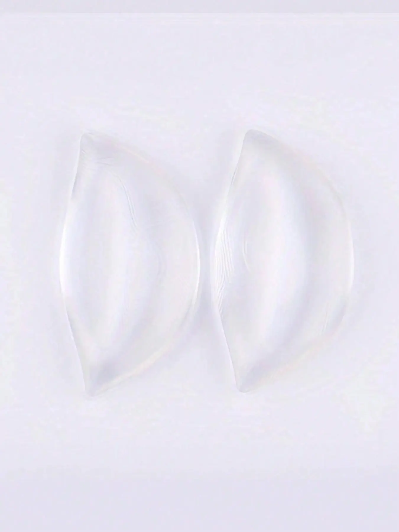 Women’s Teardrop Silicone Bra Pads, Reusable Swimwear Inserts, Soft Clear Breast Enhancer Pads for Bikini Tops, Sports Bras, Wedding Dresses and Everyday Wear