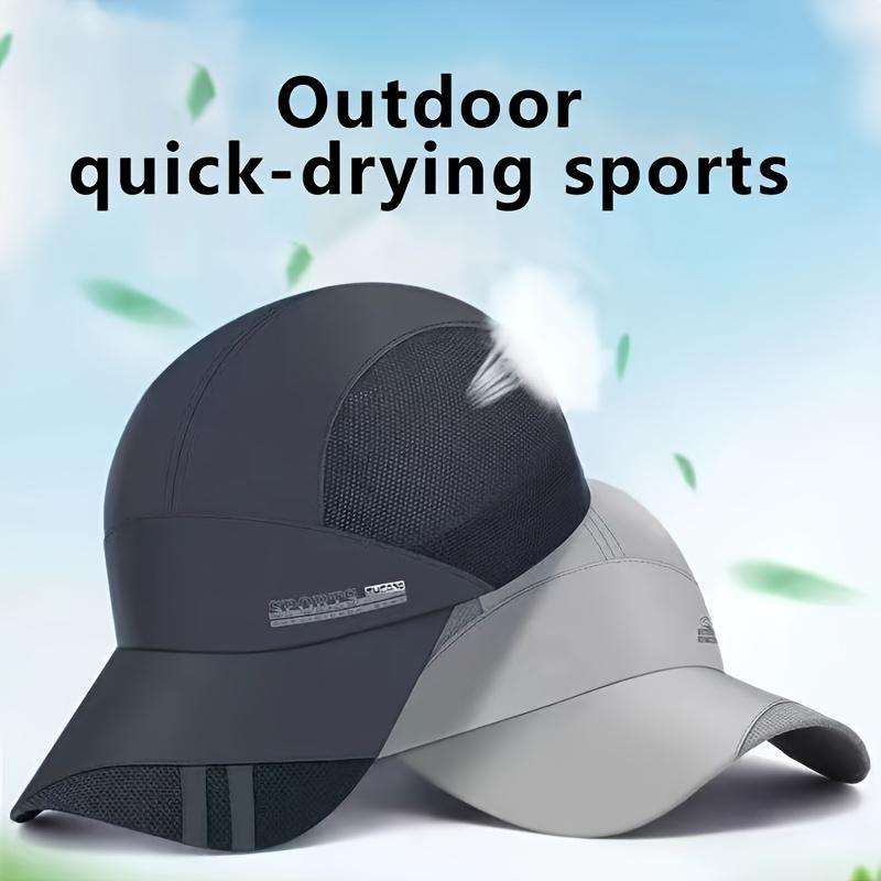 Men's and women's outdoor sports quick-dry baseball cap is suitable for spring and summer running, sports, and mountaineering sun protection