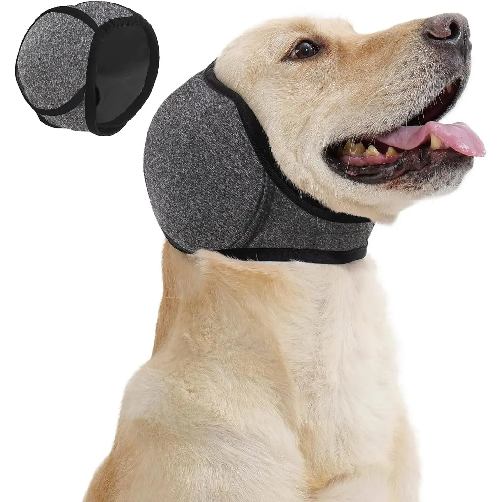Dog soothing earmuffs, pet earmuffs, dog swimming caps, relieve anxiety, reduce noise, dog head and ear protectors