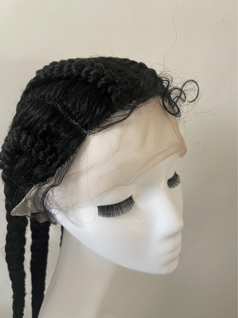 Sweet and cool lace braids, headband braids, boxing braids, extra-long thick braids, four-strand braids, a street style must-have, full of atmosphere