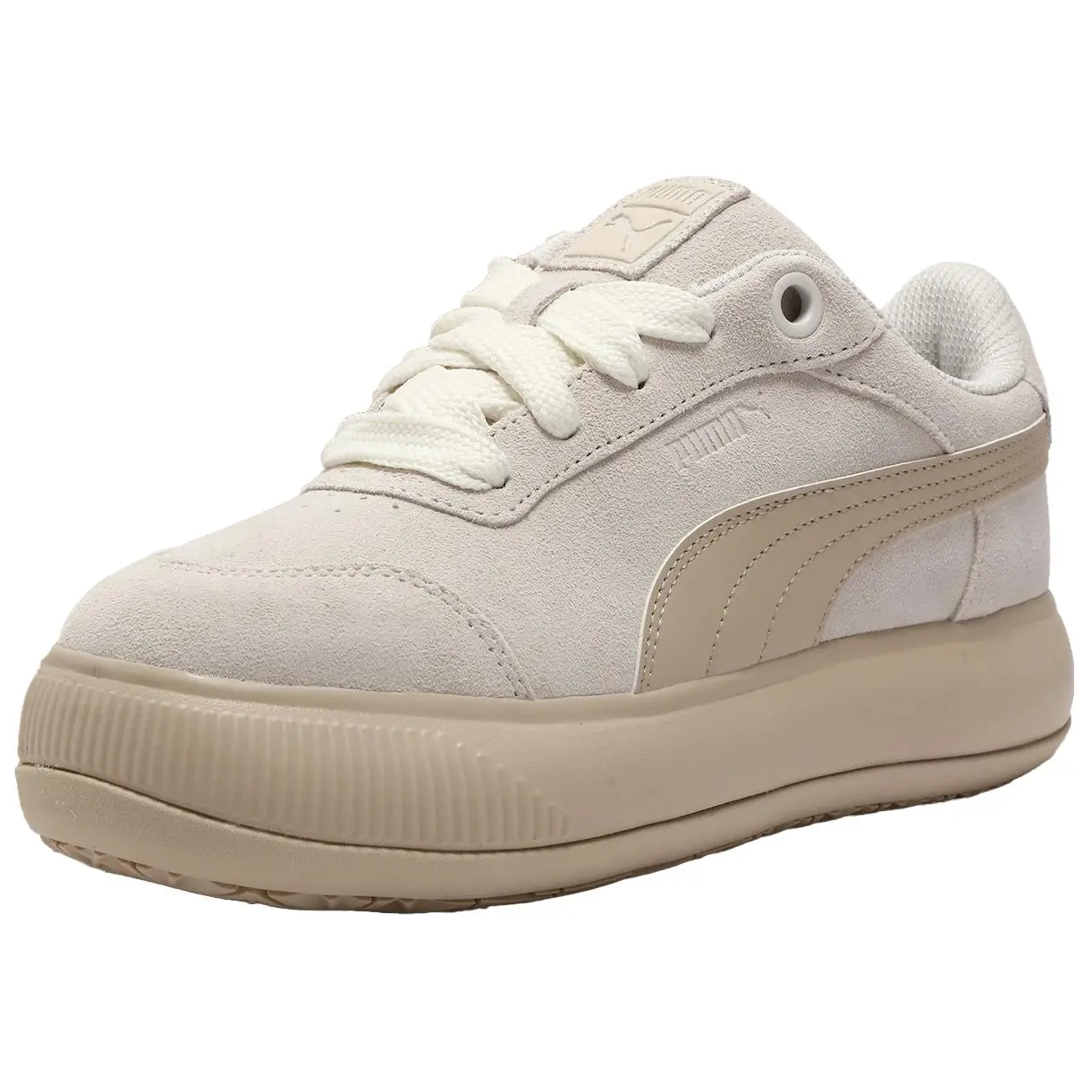 PUMA Mayu Hybrid Suede Comfortable Low-Top Sneakers 403038-01