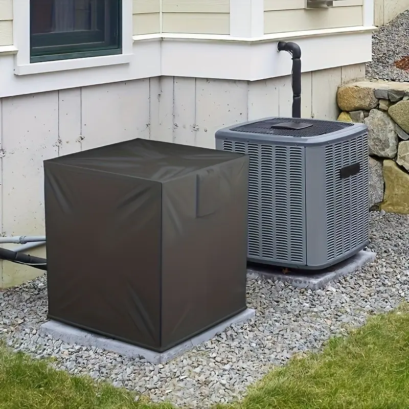 Full Coverage Air Conditioner Cover, Ac Unit Cover, Solid 32x30x30 Inch, All-Weather Shield, Protects From Rain, Snow, Dust, UV