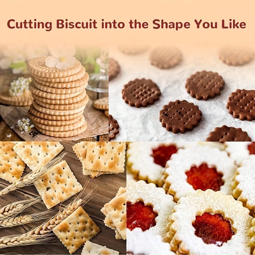 Set of 5 Ravioli Stamps, Wooden Handle Ravioli Cutter for Making Ravioli, Pasta, Dumplings, Lasagna, Pierogi, And Dough Pressing