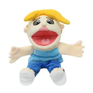 Hot new 30/50cm Jeffy Hand Puppet Plush Children Soft Doll Talk Show Party Props Christmas Doll Plush Toys Puppet Kids Gift