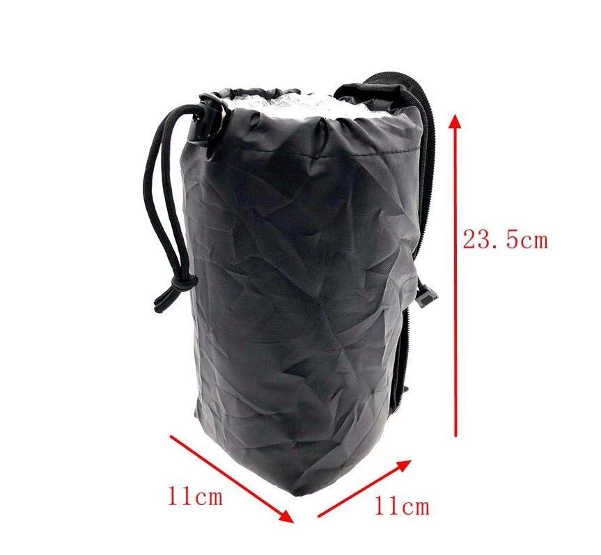 Outdoor multi-functional leisure sports small waist bag x 2, tactical folding reusable bag, Mole's Clothing camouflage waterproof hiking bag