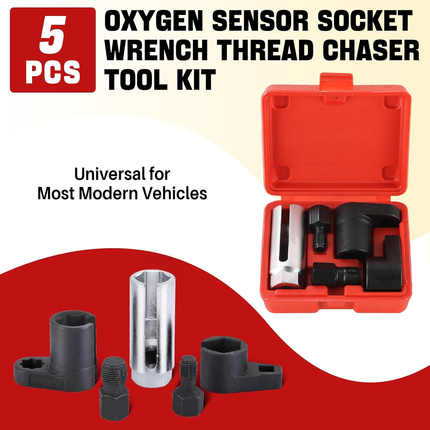 5 count O2 Sensor Socket | Automotive O2 Sensor Socket Offset Wrench ...