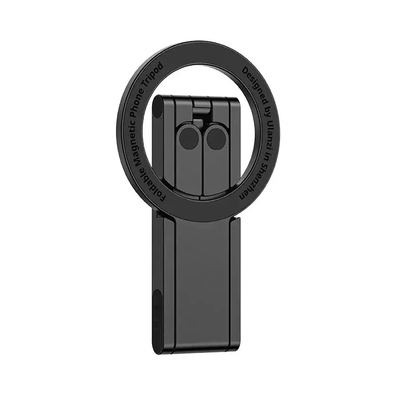 Magnetic Rotating Folding Phone Tripod, Desktop and Handheld Dual-Use Stand, Portable Photography Phone Holder, Compact and Convenient