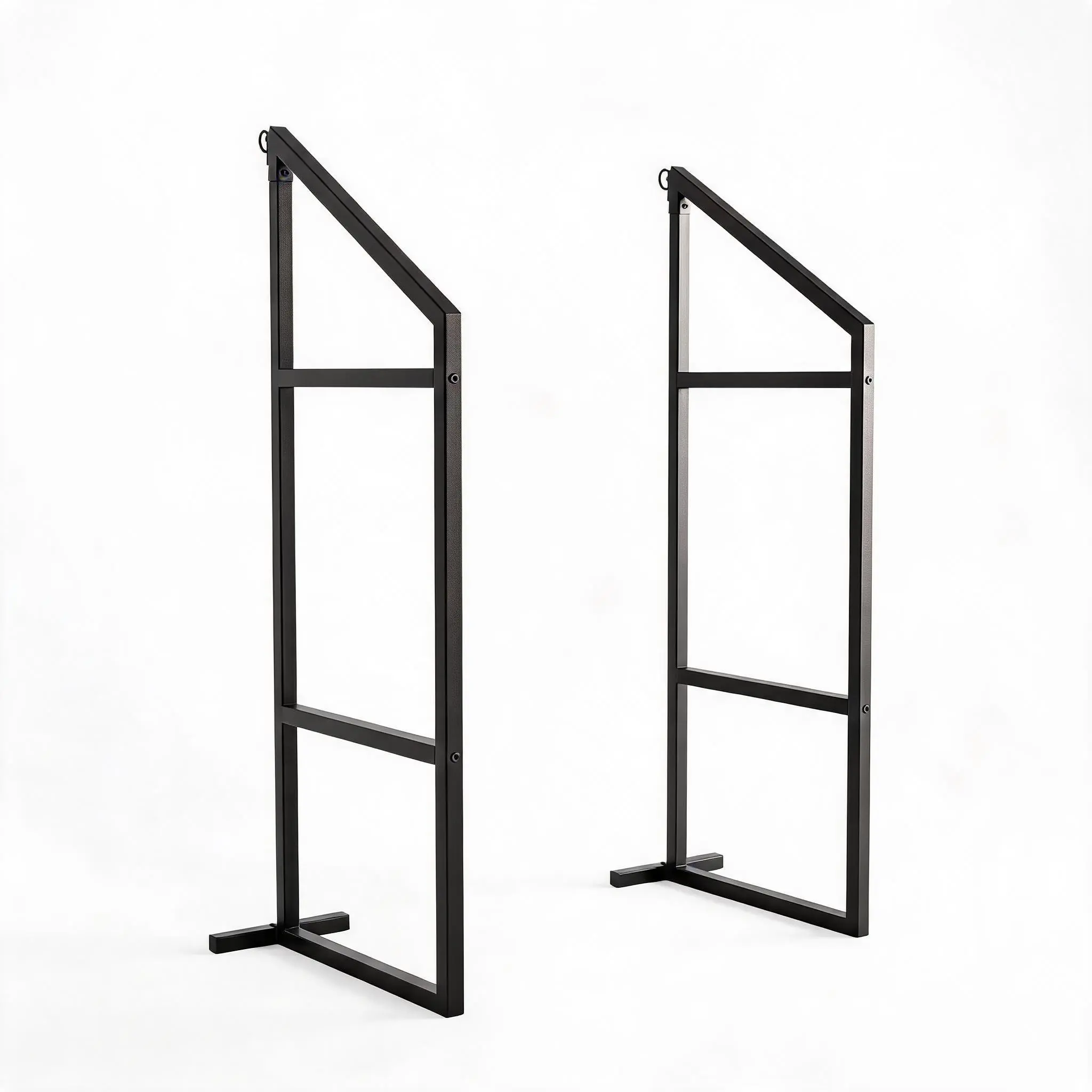 2-Pack Heavy-Duty Wall-Mount Shelf Brackets for Shipping Containers & Garages - Long Steel Support Brackets, 52 in