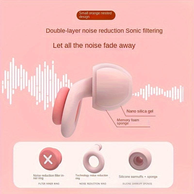 Comfortable Silicone Earplugs for Effective Noise Isolation, Ideal for Dorm Rooms and Snoring Prevention – Memory Foam Design to Aid Sleep,Hearing Protection,Noise Cancelling for Work,Study,Perfect Gift,Party Gift,Friend Gift