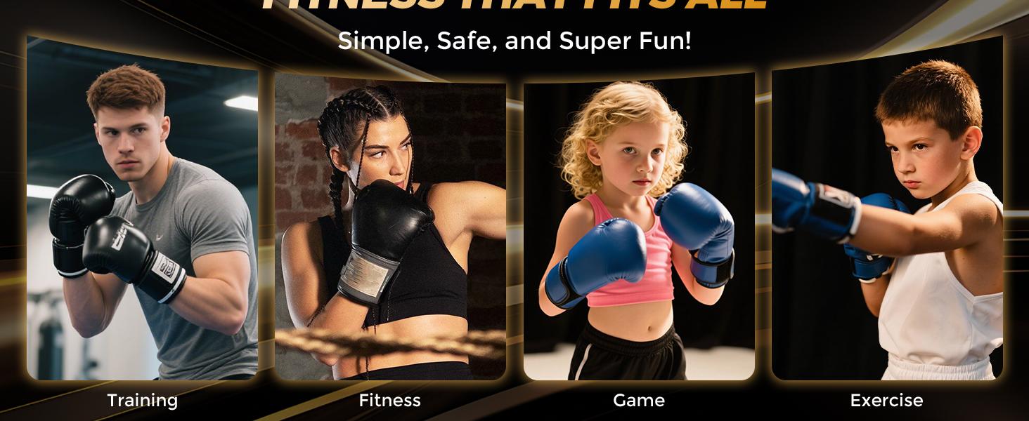 2026 Music Boxing Machine for Adults and Kids, Smart Bluetooth Boxing Training Equipment with Gloves Wall Mounted, Workout Punching Machine for Home,Office and Gym