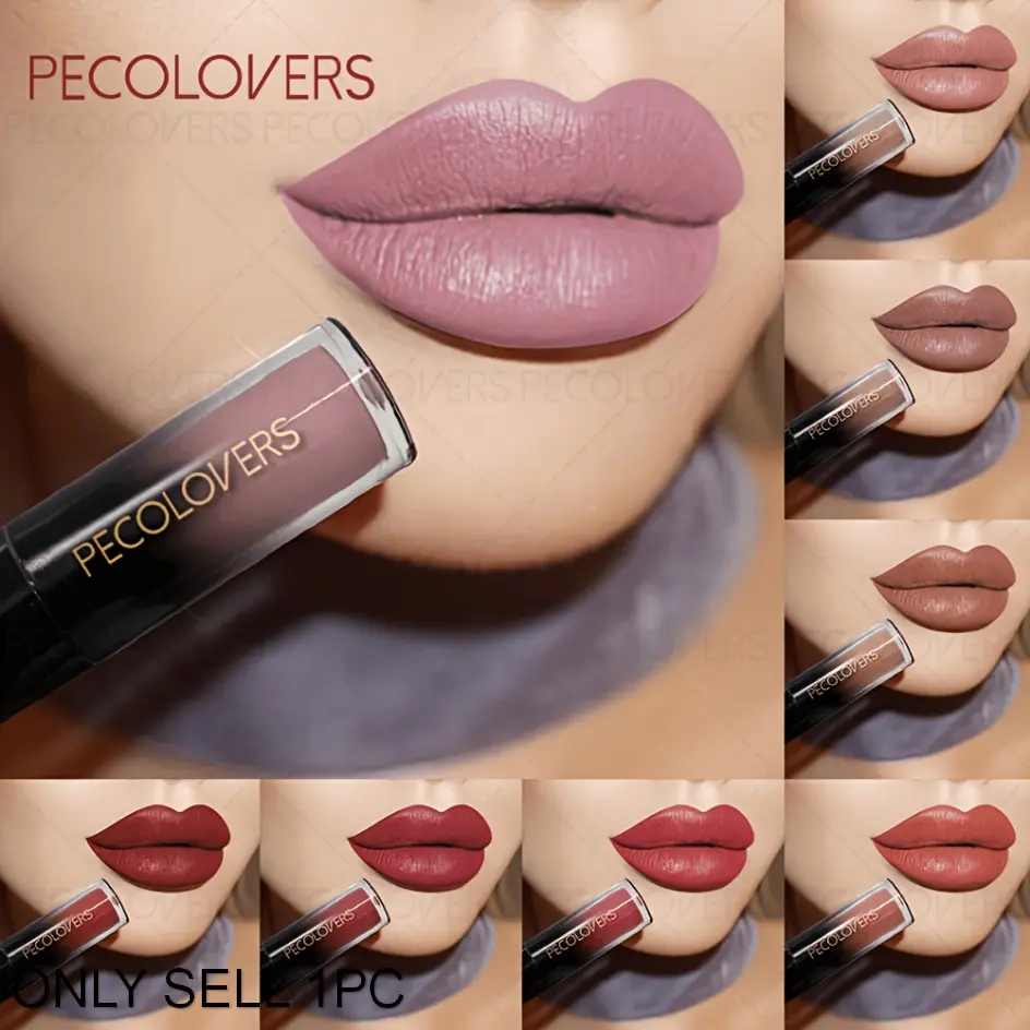 1PC Long-lasting and Smooth, Halloween/Christmas, Black/Dark Red Lipstick, Gothic Lipstick, Vampire Red Lipstick, Suitable for Autumn and Winter, Moisturizing, Creamy Texture, An Essential Makeup Item for Going Out And Makes a Perfect Gift