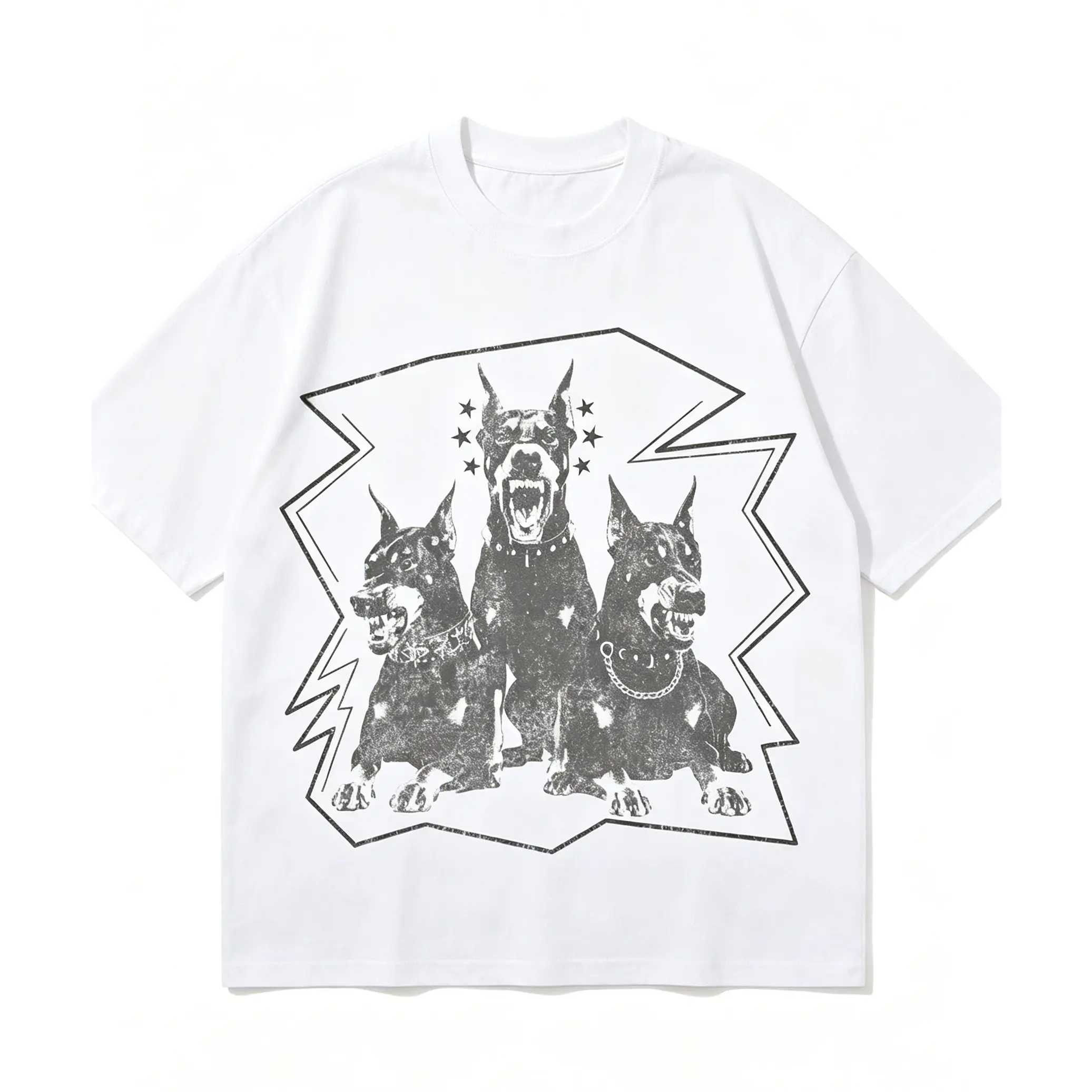 Vintage Doberman Graphic T-Shirt for Men Women Y2K Streetwear Short Sleeve Tee Retro Dog Print Casual Top short sleeve unisex graphic t-shirt humorous shirt cotton graphic tee high-quality cotton casual top unisex wide-shoulder fit summer essential Menswe