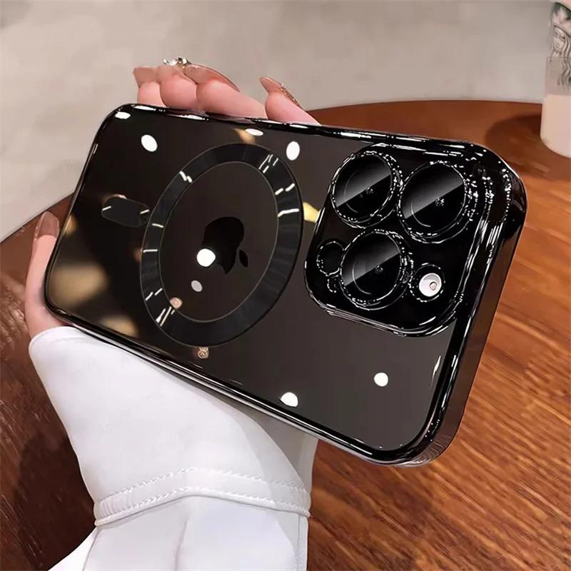 New Official Desert Gold Phone Case For iPhone 17Air 17 16 15 14 13 12 11 Pro Max Plus Clear Magsafe Magnetic Lens Protect Soft Cover