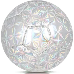 Size 4 Soccer Ball Glitter  -  Aged 4-6 6-8 8-12 Outdoors   Ball Recreation Playing Ball Teens Girls  Youth  to School Birthday