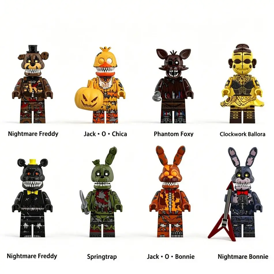 Game  Figures Toy Figurine GG001 GG005 VE0128 VE0131 VE0135 VE0136 WM2613 WM2614 WM2615 WM2617 Foxy Bear Action Figure Toys