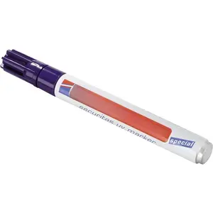 8280 securitas uv marker - colourless - 1 pen - round nib 1.5-3 mm - black light marker - for  markings  almost any material -  marker, invisible ink pen, magic pen, geocaching