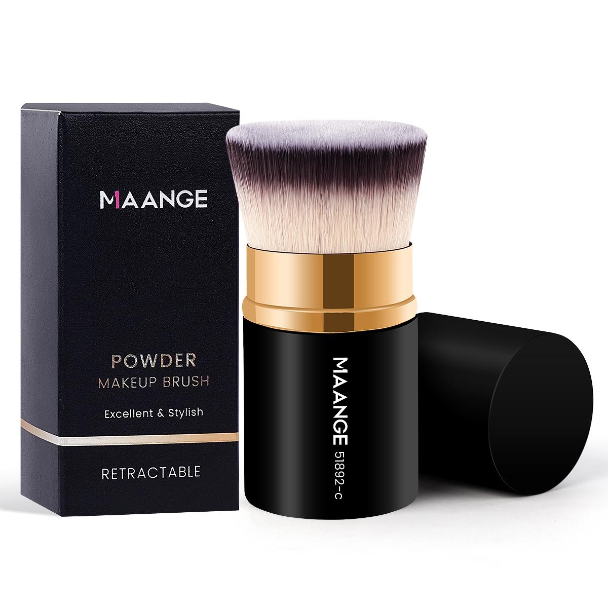 Flat Top Retractable Makeup Brush, Makeup Brush for Foundation Liquid Makeup, Powder, Cream and Blush, Cosmetic Brushes, Professional Makeup Tools for Women, Beauty Travel Brush Flat Top Retractable Makeup Brush, Makeup Brush for Foundation Liquid Makeup, Powder, Cream and Blush, Cosmetic Brushes, Professional Makeup Tools for Women, Beauty Travel Brush