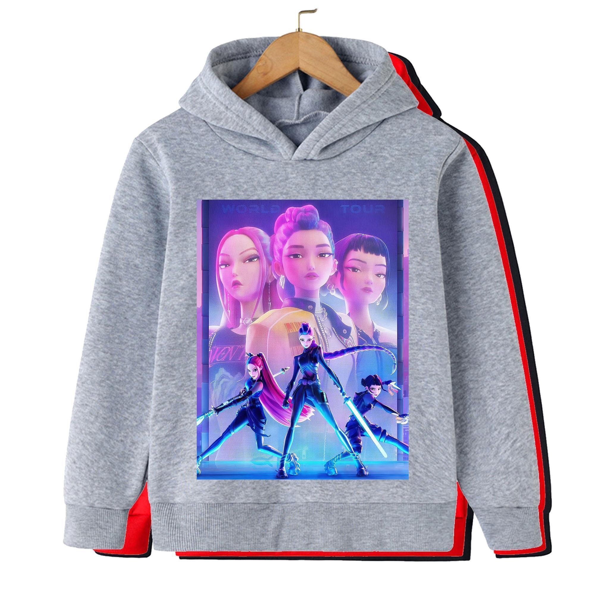 Kpop Witch Hunt Children's clothing, including men's and women's spring and autumn hoodies and fashionable sweatshirts