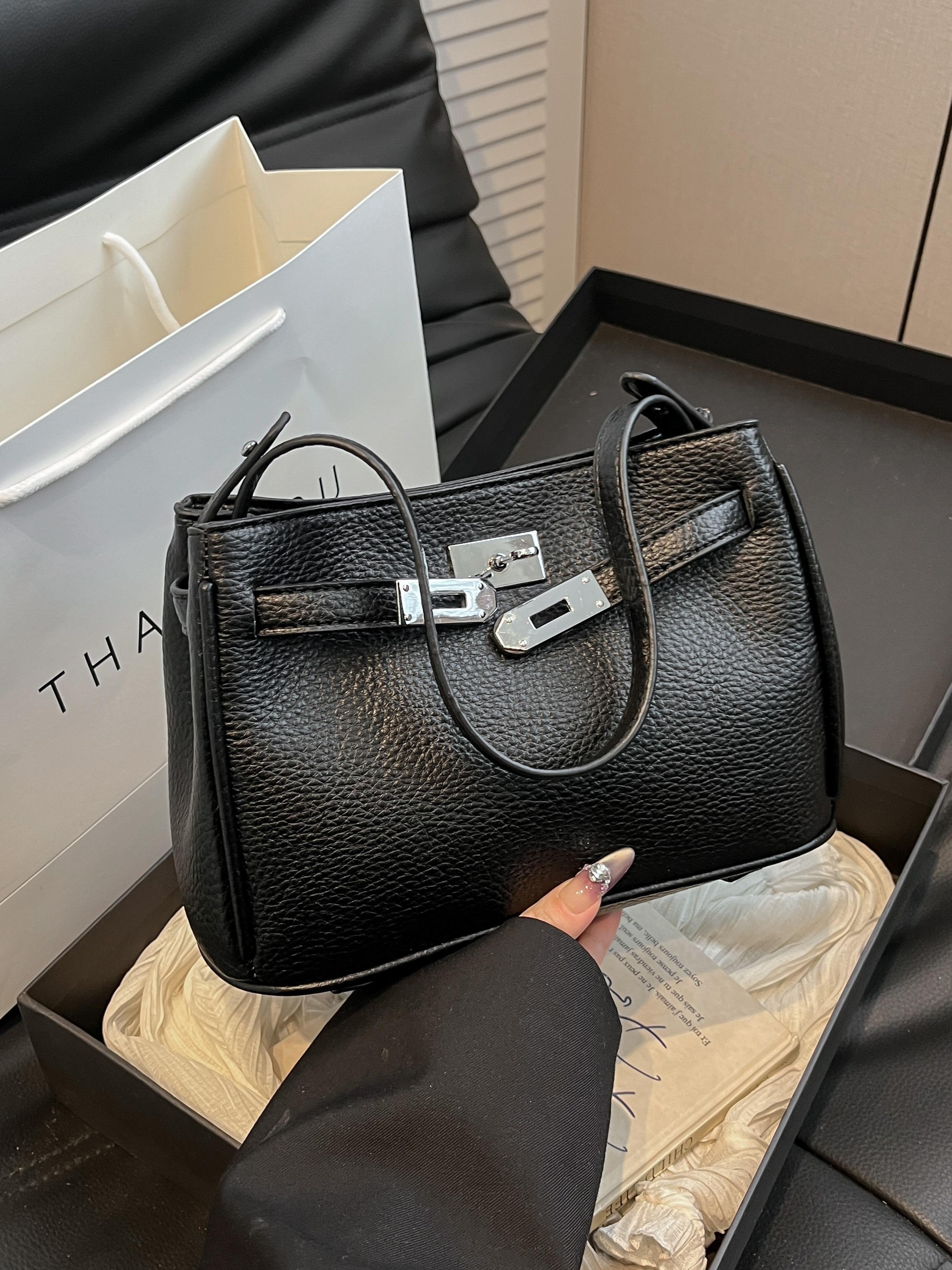 Women's Street Style Plain Color Crossbody Bag, Fashionable PU Leather Shoulder Bag for Daily Used, Casual Trendy Versatile High-quality Daily Commuting Bag, Casual Commuter Bag, Casual Crossbody Bags