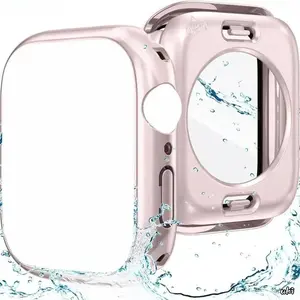 2-in-1 Apple Watch Case with Built-in Screen Protector, Waterproof & Shockproof (40–46mm)