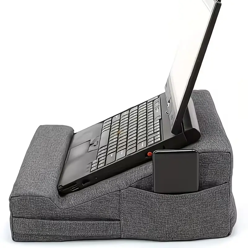 Polyester Tablet Pillow Support, Adjustable Angle for Reading, Comfortable Tablet Stand, Bedside Accessory, Perfect Gift for Holidays