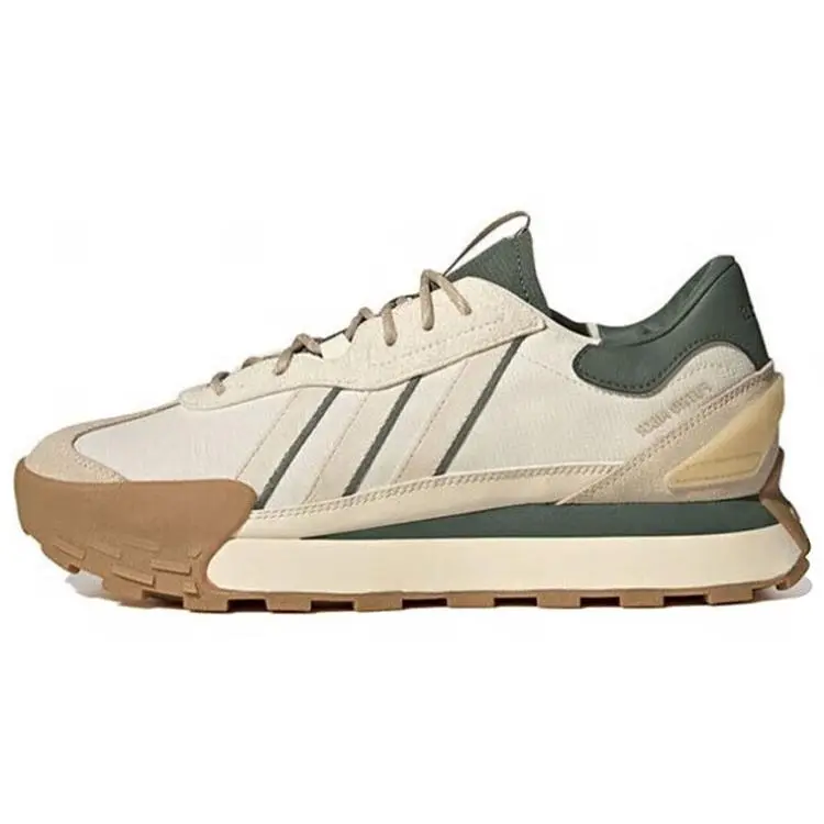 Adidas Neo Futro Mixr Bounce Sneakers – Unisex Low-Top Casual Lifestyle Shoes in Beige and Green Verifiable, with credentials and supporting global authentication