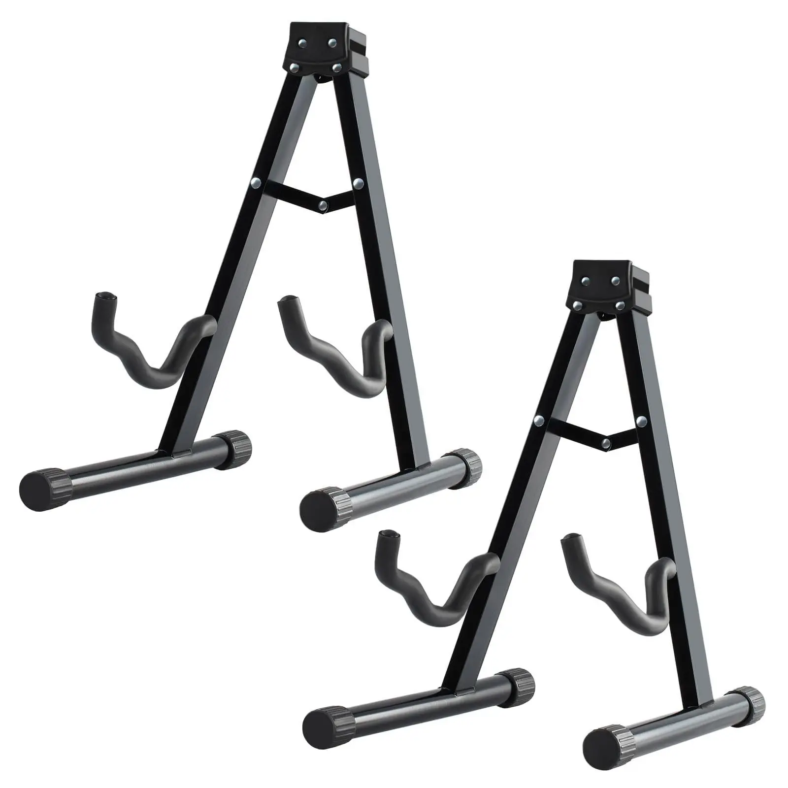 Standing Wooden Guitar Stand, Folk Guitar Hanger, Electric Guitar A-Frame, Bass Ukulele Holder, Musical Instrument Rack