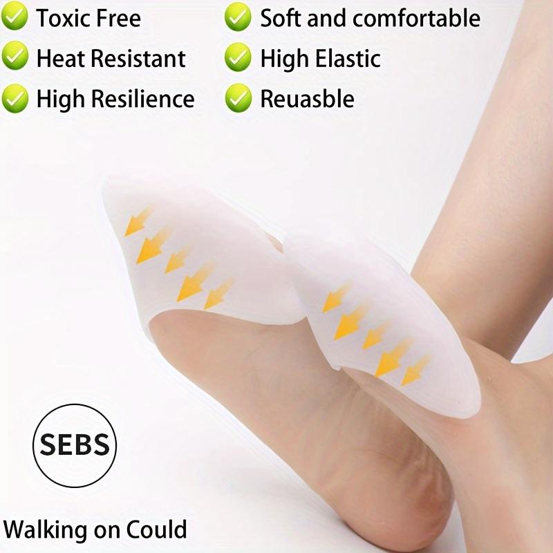 Silicone Toe Protectors, Toe Pads, Gel Toe Caps, Toe Sleeves, Relief for Both Men And Women, Reusable
