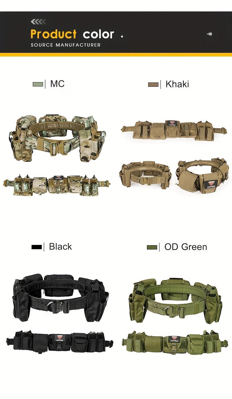 Heavy-Duty Quick Release Work Belt | Rugged Nylon Utility Belt for OutdoorsMen's  Durable Webbing Belt for Hiking & Work