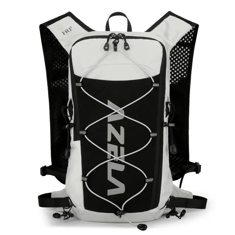AZELA Hydration Running Vest Backpack Unisex Breathable Sports Pack with Multi Storage Pockets for Off-Road Run Cycling Hiking Camping