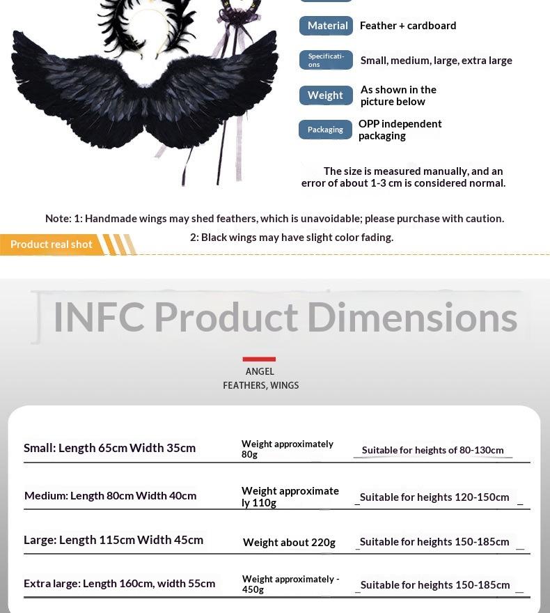 Angel Wing Back Decoration Adult Children Halloween Role-Playing Props Sun God Pope Golden Feather Hair Accessory Costume Angel Wing Back Decoration Adult Children Halloween Role-Playing Props Sun God Pope Golden Feather Hair Accessory Costume