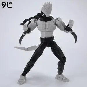 9L3D Lucky13 Dummy13 Cursed Spirit Final Form Action Figure Toy 3D Printed Anime Multi-Jointed Doll Anime Character Collectib