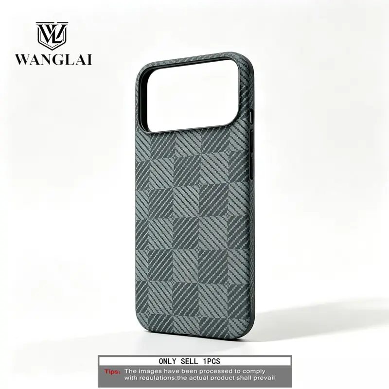 Luxury Carbon Fiber Texture Phone Case, Ultra-Thin Design, Innovative Pattern, High-Intensity Lens Protection, for Apple iPhone 17 Pro Max /17 Air /16 Pro /15 Plus /14/13